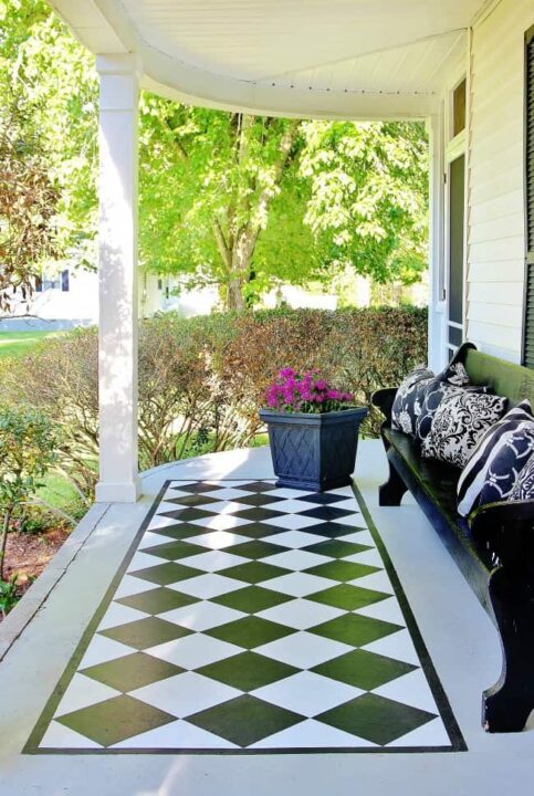 How to paint a concrete patio yourself with this easy DIY tutorial
