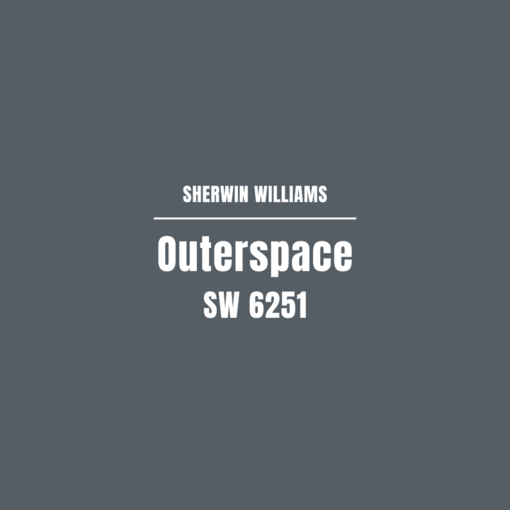 Sherwin Williams Outerspace SW 6251 paint color review