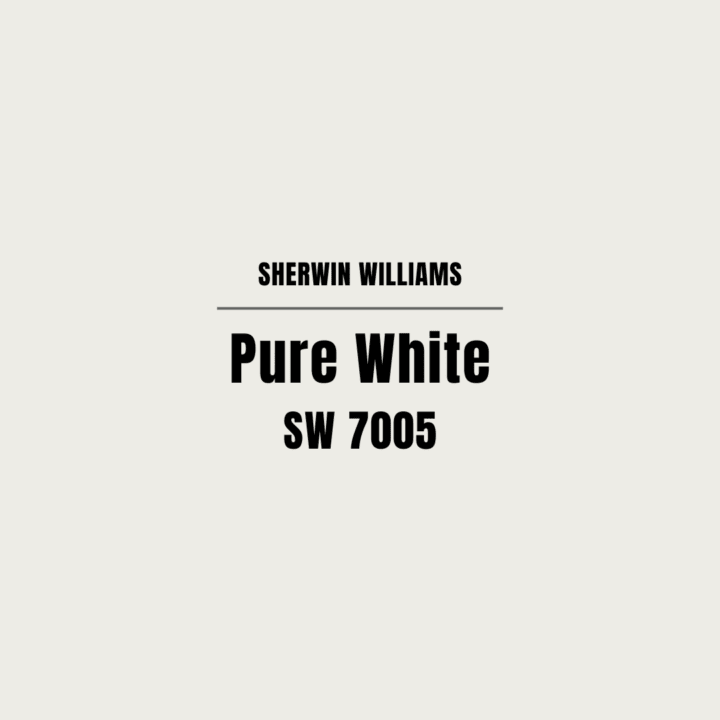 Sherwin Williams Pure White paint color review