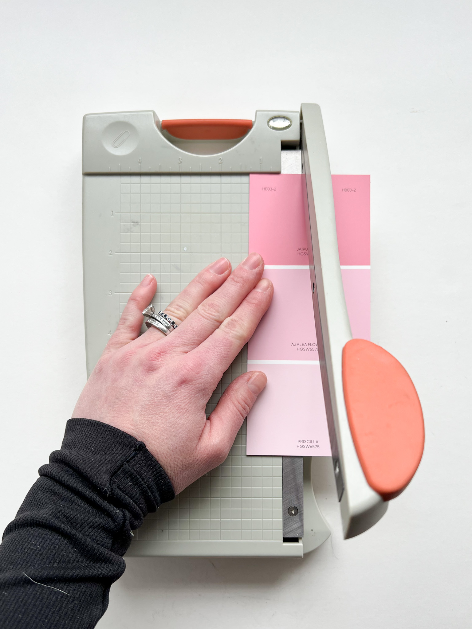 Easy DIY Paint Chip Bookmark for Valentines Day - Building Bluebird