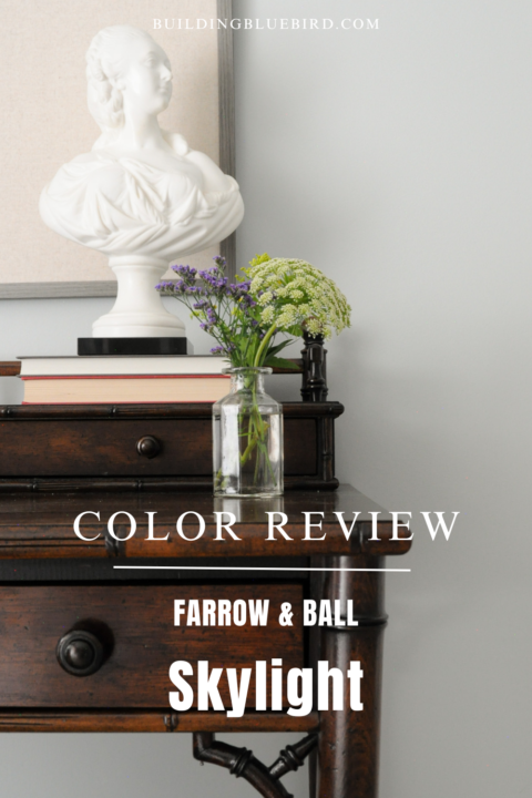 Farrow and Ball, Skylight, paint color review