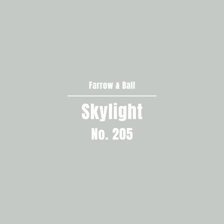 Farrow and Ball, Skylight, paint color review