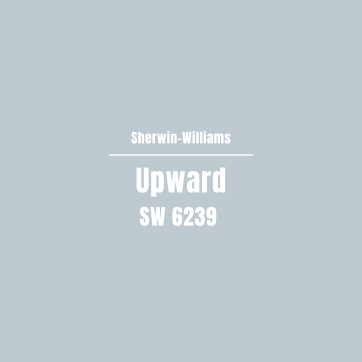Upward by Sherwin Williams - beautiful blue gray paint color