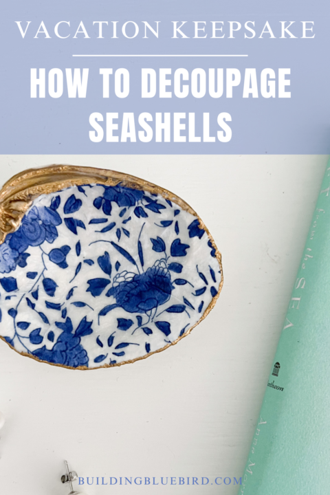 How to decoupage seashells using mod podge to create a vacation keepsake