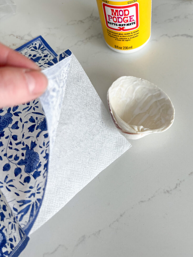 Sea Shell Decoupage Decoupage Seashells to Create a Beautiful Decorative Dish - Building ...