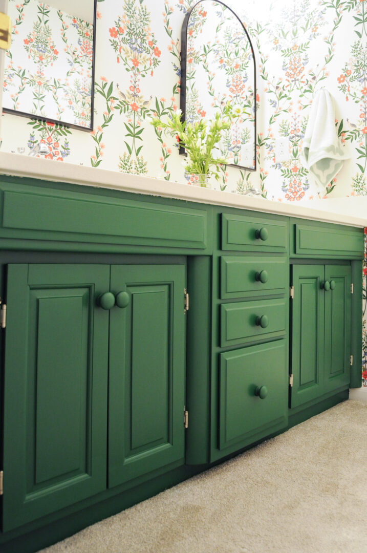 Painting a Bathroom Cabinet DIY | Step by Step Tutorial - Building Bluebird