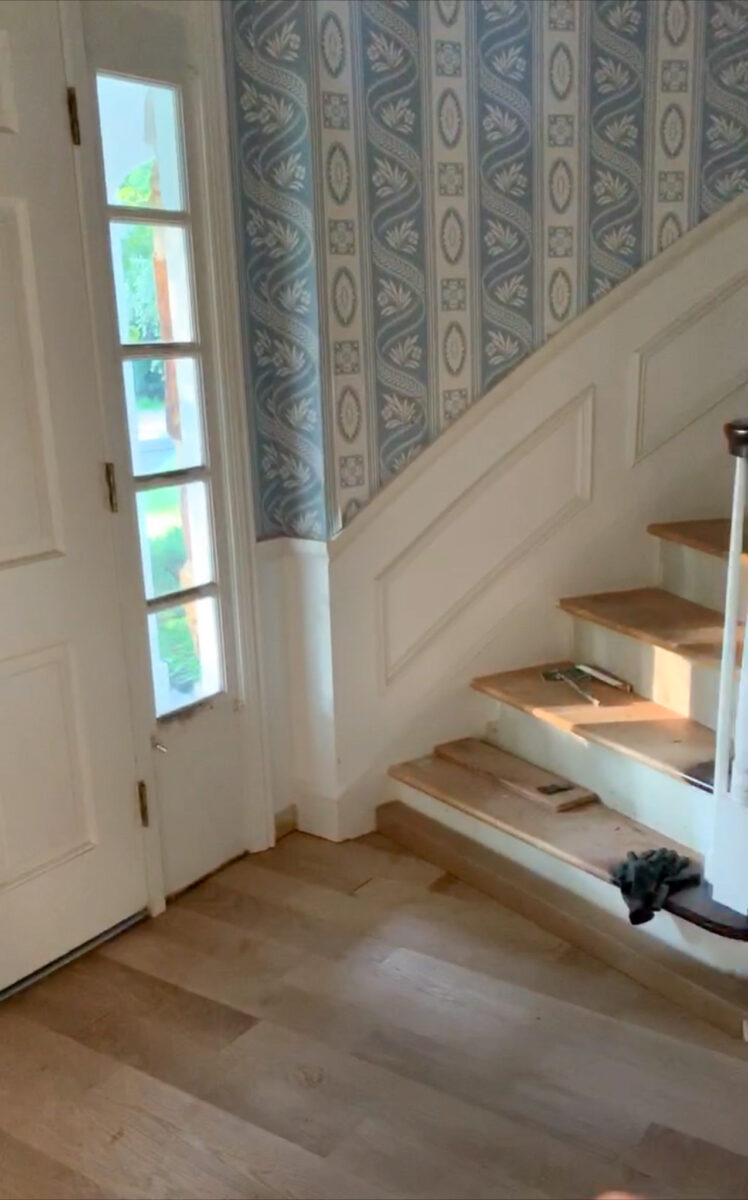Stylish Two Story Entryway Makeover Reveal - Building Bluebird